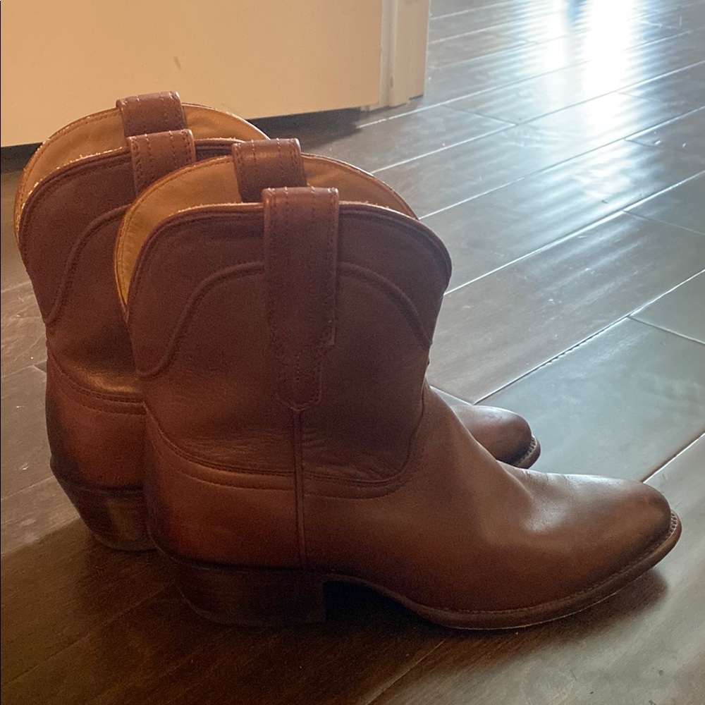 Tecovas Brown Ankle Boots